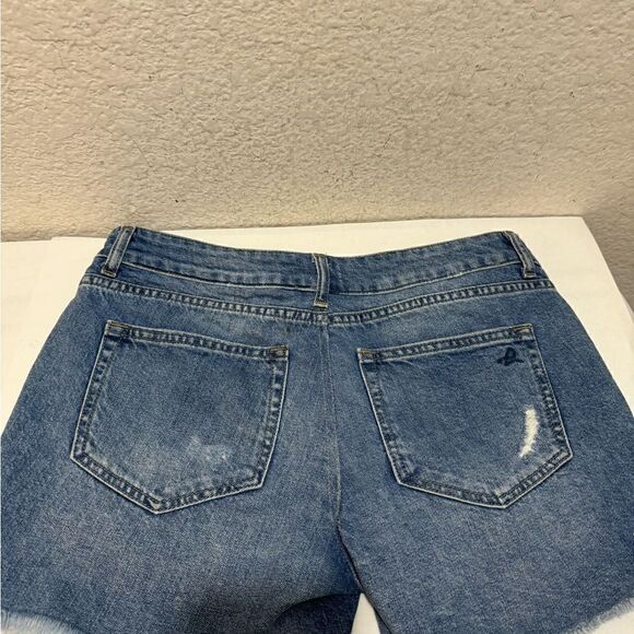 DL1961 Distressed Denim Jean Cut Off Shorts Karlie Boyfriend Shorts 28 - Picture 9 of 12